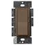 Diva 3-Speed Fan Control and Light Switch, 1.5A Fan, 1A LED, Single Pole/3-Way - Espresso, No 120V