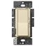 Diva 3-Speed Fan Control and Light Switch, 1.5A Fan, 1A LED, Single Pole/3-Way - Sand, No 120V