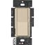 Diva 3-Speed Fan Control and Light Switch, 1.5A Fan, 1A LED, Single Pole/3-Way - Taupe, No 120V
