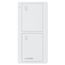 2-Button Pico Smart Remote, with Light Icons, UPJ2-2B-WH-L01, White, BAA Compliant