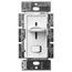 Skylark Dual Fan/Light Control, 1.5A Fan and 300W Incand./Halogen Light, 120V, 1 Pole, White,