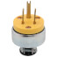 Armored Plug, Fits Cord Diameter 1/4" - 5/8", 2P, 3 Wires, (15A, 125V)