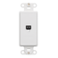 Decora Insert, 6p4c, Screw Terminals (White)