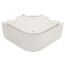 3" EasyGuard 90-Degree Flat Bend (White)