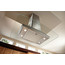 36" Stainless Steel Island Glass Canopy Chimney Hood w/ Internal Blower (500 CFM)