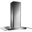 36" Stainless Steel Island Glass Canopy Chimney Hood w/ Internal Blower (500 CFM)