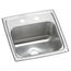 Celebrity Stainless Steel 15" x 15" x 6-1/8" 2-Hole Single Bowl Drop-in Bar Sink