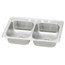 Double Bowl Sink 33" x 22"- Stainless Steel