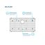 Crosstown Stainless Steel 21" x 15-1/4" x 1-1/4" Bottom Grid