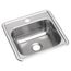 Dayton Stainless Steel 15" x 15" x 5-3/16" 1-Hole Single Bowl Drop-in Bar Sink w/ 3-1/2" Drain Opening