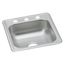 Dayton Stainless Steel 17" x 19" x 6-1/8" 3-Hole Single Bowl Drop-in Bar Sink