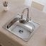 Dayton Stainless Steel 25" x 21-1/4" x 6-9/16" 3-Hole Single Bowl Drop-in Sink