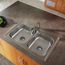 Dayton Stainless Steel 33" x 22" x 6-9/16" 3-Hole Equal Double Bowl Drop-in Sink