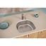 Dayton Stainless Steel 23-1/2" x 21-1/8" x 8" Single Bowl Undermount Sink