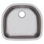 Dayton Stainless Steel 23-1/2" x 21-1/8" x 8" Single Bowl Undermount Sink