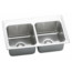 Lustertone Deep Double Bowl 33" x 19.5" (4 Faucet Holes)