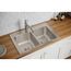 Lustertone Classic Stainless Steel 33" x 22" x 12-1/8" 1-Hole Equal Double Bowl Drop-in Sink