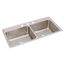 Lustertone Classic Stainless Steel 43" x 22" x 10-1/8" Equal Double Bowl Drop-in Sink