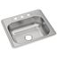 Dayton Stainless Steel 25" x 22" x 8-1/16" 3-Hole Single Bowl Drop-in Sink