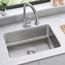 Dayton Stainless Steel 27" x 22" x 8" 1-Hole Single Bowl Dual Mount Sink