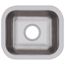 Dayton Stainless Steel 14-1/2" x 12-1/2" x 6-1/2" Single Bowl Undermount Bar Sink
