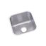 Dayton Stainless Steel 16-1/2" x 18-1/4" x 8" Single Bowl Undermount Bar Sink