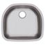 Dayton Stainless Steel 23-1/2" x 21-3/16" x 8" Single Bowl Undermount Sink
