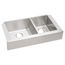 Crosstown 18 Gauge Stainless Steel 35-7/8" x 20-1/4" x 9" 60/40 Double Bowl Farmhouse Sink