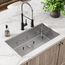 Crosstown 18 Gauge Stainless Steel 33" x 22" x 9" 1-Hole Single Bowl Dual Mount Sink Kit