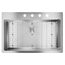 Crosstown 18 Gauge Stainless Steel 33" x 22" x 9" 4-Hole Single Bowl Dual Mount Sink Kit