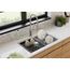 Crosstown 16 Gauge Workstation Stainless Steel 31-1/2" x 18-1/2" x 9" Equal Double Bowl Sink Kit w/ Aqua Divide