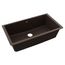 Quartz Classic 33" x 18-7/16" x 9-7/16" Single Bowl Undermount Sink Mocha