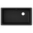 Quartz Classic 33" x 18-3/4" x 9-1/2" Single Bowl Undermount Sink (Black)
