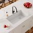 Quartz Classic 33" x 18-3/4" x 9-1/2" Single Bowl Undermount Sink (White)