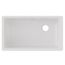 Quartz Classic 33" x 18-3/4" x 9-1/2" Single Bowl Undermount Sink (White)