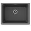 Quartz Classic 25" x 18-1/2" x 11-13/16" Undermount Laundry Sink w/ Perfect Drain (Dusk Gray)