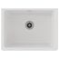 Quartz Classic 25" x 18-1/2" x 11-13/16" Undermount Laundry Sink w/ Perfect Drain (White)