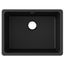 Quartz Classic 24-5/8" x 18-1/2" x 9-1/2" Single Bowl Undermount Sink (Black)