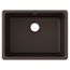 Quartz Classic 24-5/8" x 18-1/2" x 9-1/2" Single Bowl Undermount Sink Mocha