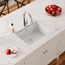Quartz Classic 24-5/8" x 18-1/2" x 9-1/2" Single Bowl Undermount Sink (White)