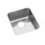 Lustertone Classic Stainless Steel 14" x 18-1/2" x 7-7/8" Single Bowl Undermount Sink