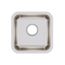 Lustertone Classic Stainless Steel 14-1/2" x 14-1/2" x 7" Single Bowl Undermount Sink