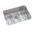 Lustertone Classic Stainless Steel 23-1/2" x 18-1/4" x 7-1/2" Single Bowl Undermount Sink Kit