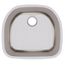 Lustertone Classic Stainless Steel 23-5/8" x 21-1/4" x 10" Single Bowl Undermount Sink
