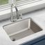 Lustertone Classic Stainless Steel 25-1/2" x 19-1/4" x 10" Single Bowl Undermount Sink w/ Left Drain