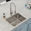 Lustertone Classic Stainless Steel 25-1/2" x 19-1/4" x 12" Single Bowl Undermount Sink