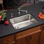 Lustertone Classic Stainless Steel 25-1/2" x 19-1/4" x 8" Single Bowl Undermount Sink w/ Left Drain