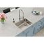 Lustertone Classic Stainless Steel 25-1/2" x 19-1/4" x 8" Single Bowl Undermount Sink w/ Right Drain