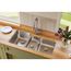 Lustertone Classic Stainless Steel 40" x 20-1/2" x 9-7/8" Triple Bowl Undermount Sink