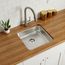 Lustertone Classic Stainless Steel 18-1/2" x 18-1/2" x 5-3/8" Single Bowl Undermount ADA Sink